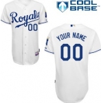 Kids' Kansas City Royals Customized White Jersey