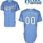 Men's Kansas City Royals Customized Light Blue Jersey