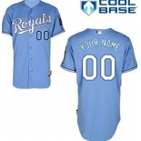 Men's Kansas City Royals Customized Light Blue Jersey