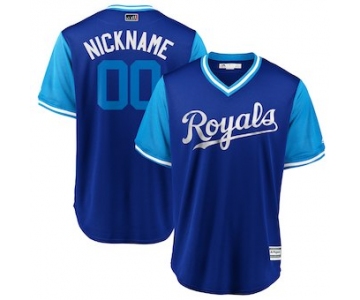Men's Kansas City Royals Majestic Royal 2018 Players' Weekend Cool Base Custom Jersey