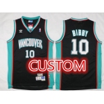 Custom Memphis Grizzlies Black Hardwood Classics Soul Swingman Throwback Jersey