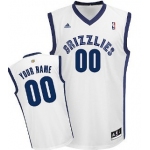 Kids Memphis Grizzlies Customized White Jersey