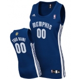 Womens Memphis Grizzlies Customized Navy Blue Jersey