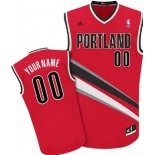 Kids Portland Trailblazers Customized Red Jersey