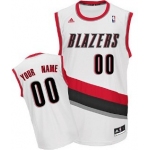 Kids Portland Trailblazers Customized White Jersey