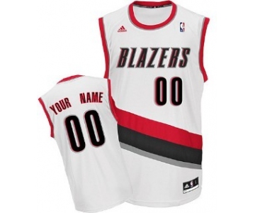 Kids Portland Trailblazers Customized White Jersey