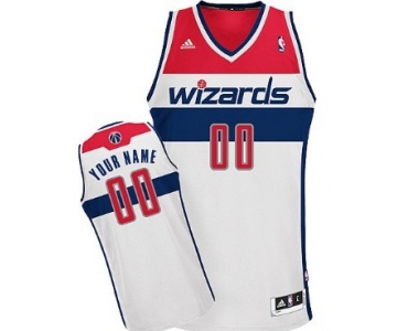 Mens Washington Wizards Customized White Jersey