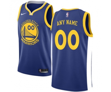 Men's Golden State Warriors Nike Blue Swingman Custom Icon Edition Jersey