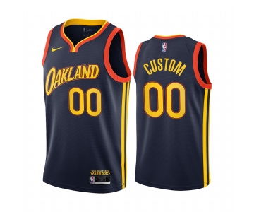 Nike Warriors Personalized Navy NBA Swingman 2020-21 City Edition Jersey