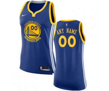 Women's Customized Golden State Warriors Authentic Royal Blue Icon Edition Nike NBA Road Women's Jersey