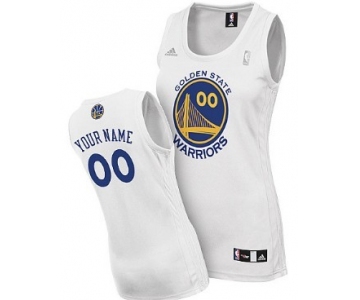 Womens Golden State Warriors Customized White Jersey