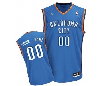 Kids Oklahoma City Thunder Customized Light Blue Jersey