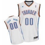 Kids Oklahoma City Thunder Customized White Jersey