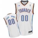 Kids Oklahoma City Thunder Customized White Jersey