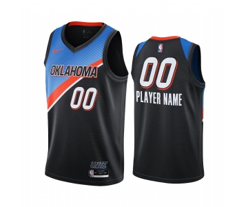 Nike Thunder Personalized Black NBA Swingman 2020-21 City Edition Jersey