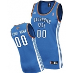 Womens Oklahoma City Thunder Customized Light Blue Jersey