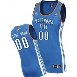 Womens Oklahoma City Thunder Customized Light Blue Jersey