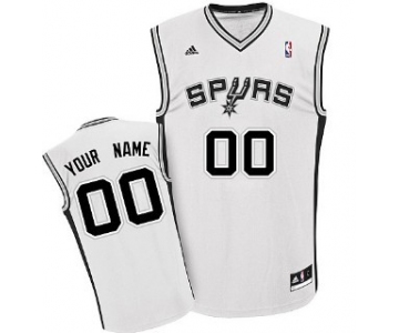 Kids San Antonio Spurs Customized White Jersey