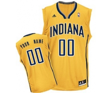 Kids Indiana Pacers Customized Yellow Jersey