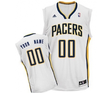 Mens Indiana Pacers Customized White Jersey