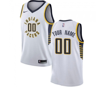 Men's Nike Indiana Pacers Customized Authentic White NBA Association Edition Jersey