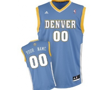 Kids Denver Nuggets Customized Light Blue Jersey
