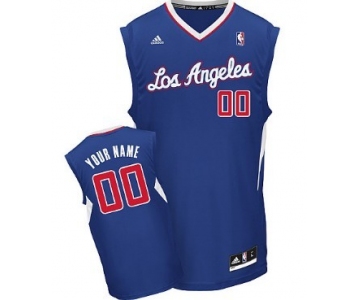 Mens Los Angeles Clippers Customized Blue Jersey