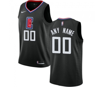 Men's Nike Los Angeles Clippers Customized Swingman Black Alternate NBA Statement Edition Jersey