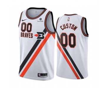 Nike Los Angeles Clippers Custom White 2019-20 Classic Edition Stitched NBA Jersey