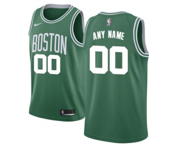Men's Boston Celtics Nike Green Swingman Custom Icon Edition Jersey