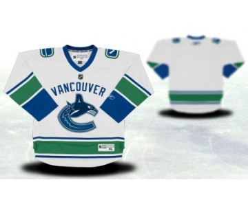 Vancouver Canucks Youths Customized White Jersey
