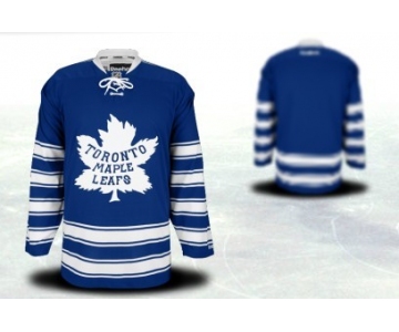 Mens Toronto Maple Leafs Customized 2014 Winter Classic Blue Jersey