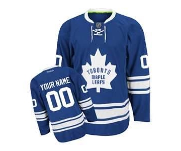 Toronto Maple Leafs Mens Customized Blue Third Jersey