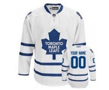 Toronto Maple Leafs Mens Customized White Jersey