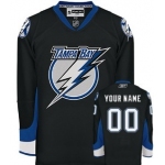 Tampa Bay Lightning Mens Customized Black Jersey