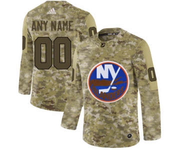 New York Islanders Camo Men's Customized Adidas Jersey