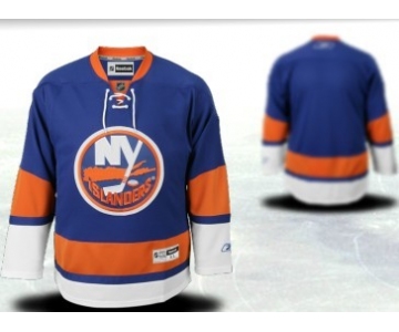 New York Islanders Mens Customized Blue Third Jersey