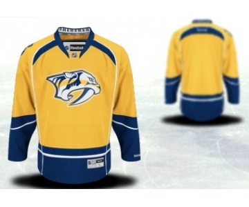 Nashville Predators Mens Customized 2012 Yellow Jersey