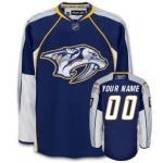 Nashville Predators Mens Customized Blue Jersey
