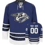 Nashville Predators Mens Customized Blue Third Jersey