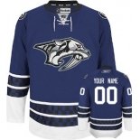 Nashville Predators Mens Customized Blue Third Jersey