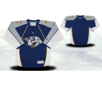 Nashville Predators Youths Customized Blue Jersey