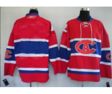Montreal Canadiens Mens Customized Red CA Jersey