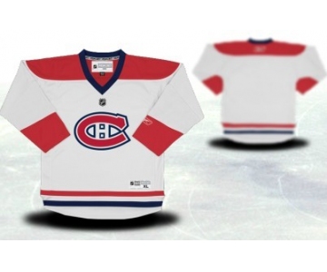 Montreal Canadiens Youth Customized White Jersey