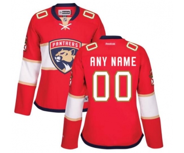 Women's Florida Panthers Reebok Red Home Premier Custom Jersey