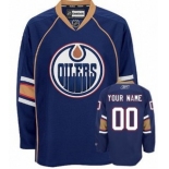 Edmonton Oilers Mens Customized Blue Thrid Jersey