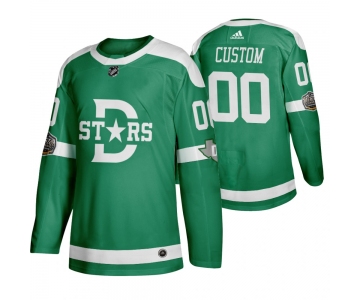 Adidas Dallas Stars Custom Men's Green 2020 Winter Classic Retro NHL Jersey
