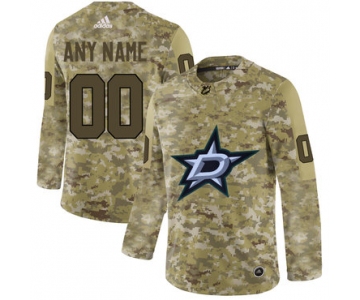 Dallas Stars Camo Men's Customized Adidas Jersey