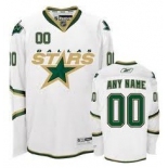 Dallas Stars Mens Customized White Third Jersey