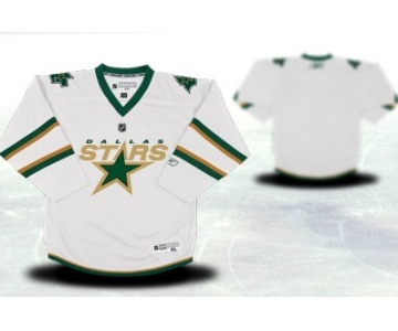 Dallas Stars Youths Customized White Third Jersey